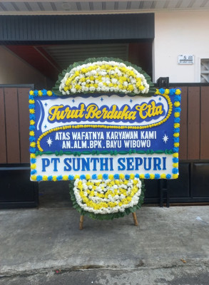 Papan Bunga Duka di Pekanbaru
