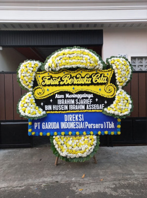 Papan Bunga Duka di Pekanbaru