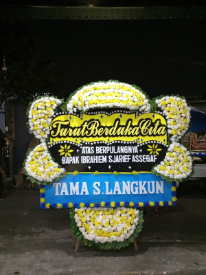 Papan Bunga Duka di Pekanbaru