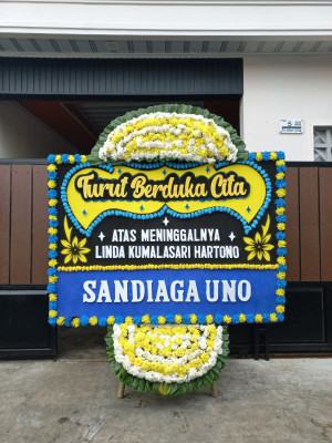 Papan Bunga Duka di Pekanbaru